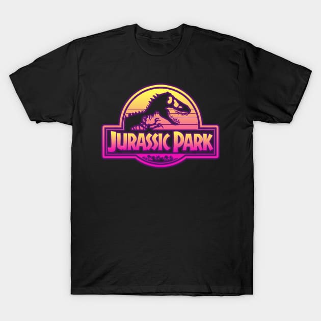 Retro Jurassic T-Shirt by Ravenseye